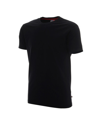 CRIMSON CUT MOSS Herren-T-SHIRT SCHWARZ DTF-Druck Siebdruck-Sticklogo