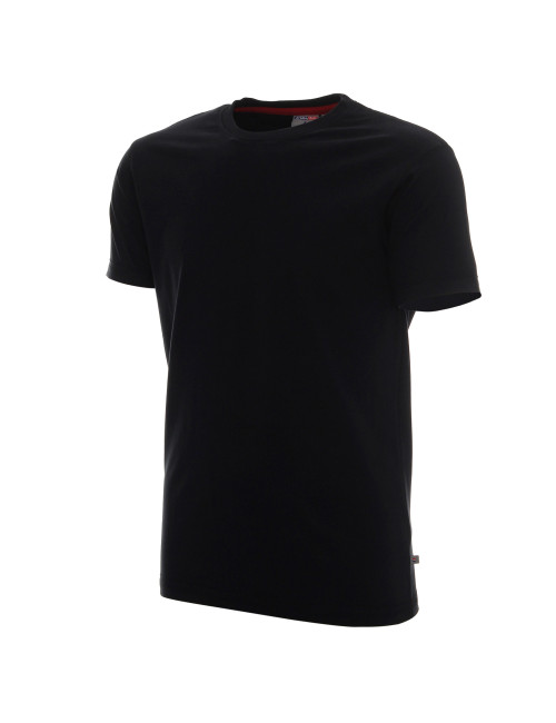 CRIMSON CUT MOSS Herren-T-SHIRT SCHWARZ DTF-Druck Siebdruck-Sticklogo