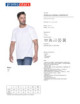 2Men`s t-shirt overprint white Promostars