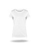 Promostars women`s t-shirt LADIES` OVERPRINT WHITE with print, logo