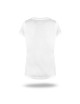 Promostars Damen T-Shirt LADIES` OVERPRINT WHITE mit Aufdruck, Logo