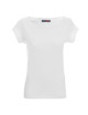 CRIMSON CUT FANTASY T-SHIRT Women`s WHITE embroidery print silkscreen logo