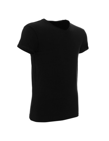 CRIMSON CUT LIFE Herren T-SHIRT SCHWARZ Stickerei DTF-Druck Siebdruck-Logo