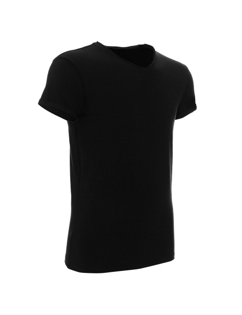 CRIMSON CUT LIFE Herren T-SHIRT SCHWARZ Stickerei DTF-Druck Siebdruck-Logo