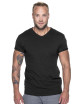 CRIMSON CUT LIFE Herren T-SHIRT SCHWARZ Stickerei DTF-Druck Siebdruck-Logo