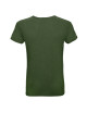 CRIMSON CUT LIFE Men`s T-SHIRT KHAKI silkscreen print logo transfer