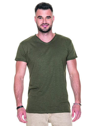 Life koszulka męska khaki Crimson Cut