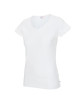 CRIMSON CUT LIFE T-SHIRT Women`s LADIES` WHITE print embroidery silkscreen