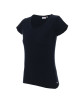 CRIMSON CUT LADIES` LIFE Women`s T-SHIRT NAVY logo embroidery print