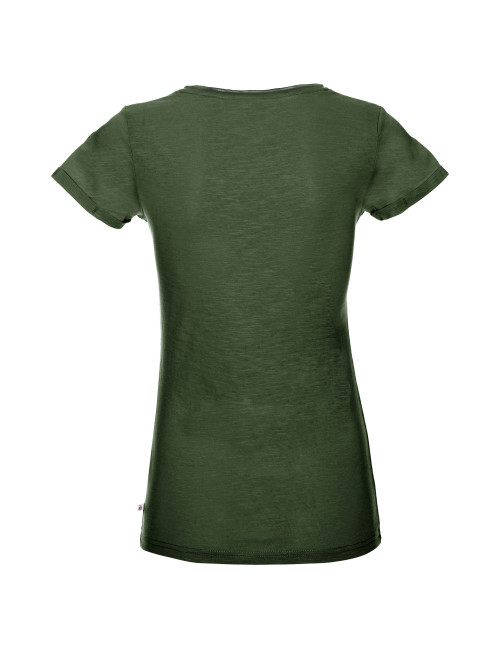 CRIMSON CUT LADIES` LIFE Damen T-Shirt DAMEN KHAKI DTG-Stickerei