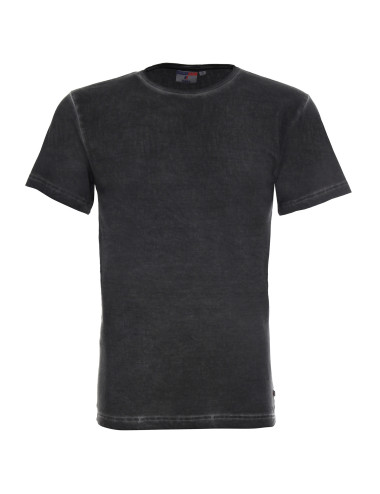 CRIMSON CUT SMOKY T-SHIRT Men`s GRAY print embroidery silkscreen transfer