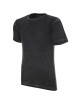CRIMSON CUT SMOKY Herren-T-Shirt in Grau mit Stickerei, Siebdruck und Transferdruck