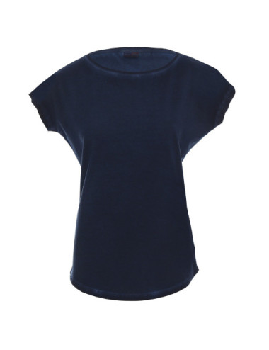 Smoky lady t-shirt for women navy Crimson Cut