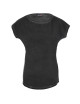 CRIMSON CUT SMOKY LADY T-SHIRT Women`s GRAY DTG print, company logo embroidery