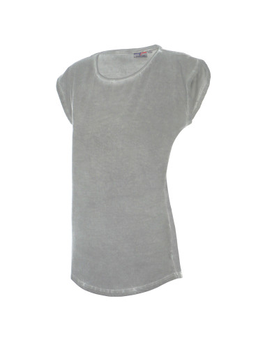 Smoky lady koszulka damska jasny szary Crimson Cut