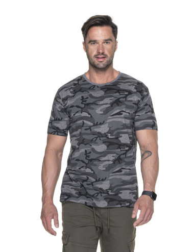 Graues Camo-T-Shirt für Herren Promostars/Crimson CUT