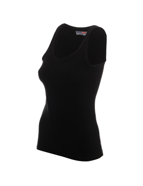 Promostars VIOLET Damen T-SHIRT SCHWARZ Aufdruck, Stickerei, Logo, Siebdruck