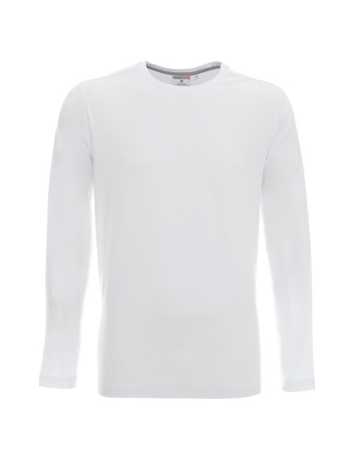 Promostars VOYAGE Men`s T-SHIRT WHITE print embroidery silkscreen company logo