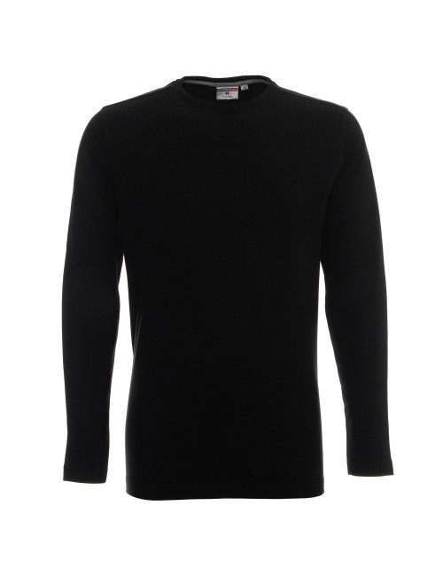 Promostars VOYAGE KOSZULKA Męska CZARNY nadruk haft sitodruk logo DTG