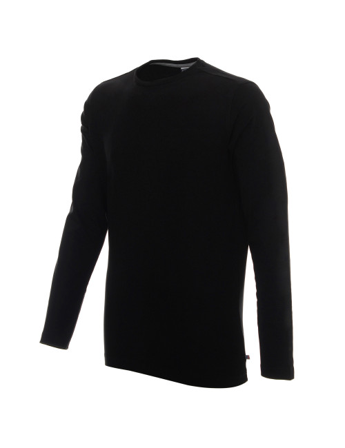 Promostars VOYAGE Herren T-SHIRT SCHWARZ Aufdruck Stickerei Siebdruck DTG Logo