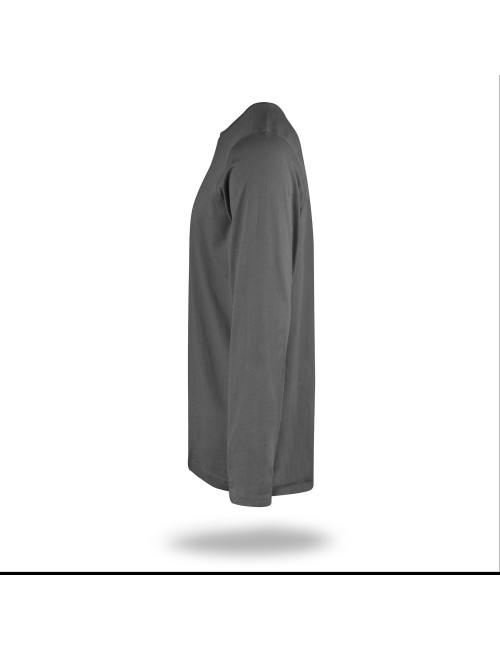 Promostars VOYAGE Herren-T-Shirt GRAU DTG-Druck, Siebdruck, Logo-Stickerei