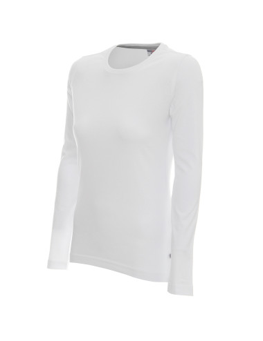 Promostars LADIES` VOYAGE Women`s T-SHIRT WHITE your company logo embroidery