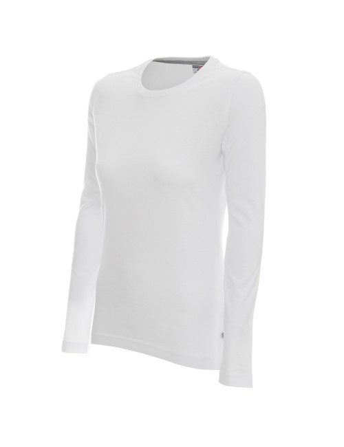 Promostars LADIES` VOYAGE Women`s T-SHIRT WHITE your company logo embroidery