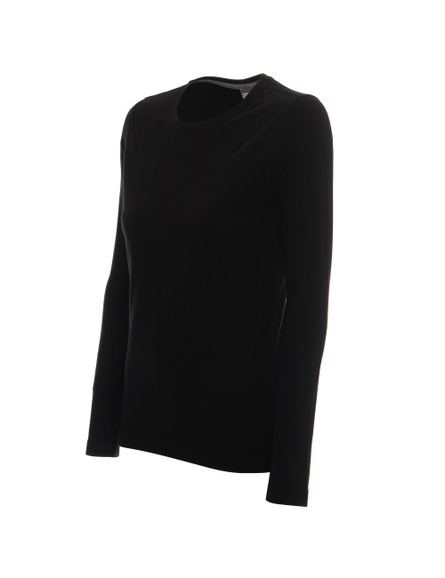 Promostars LADIES' VOYAGE KOSZULKA Damska CZARNY nadruk haft sitodruk