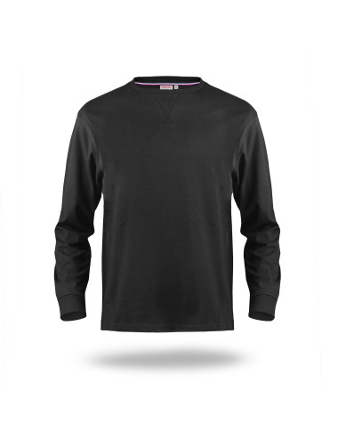 Crimson cut men`s t-shirt PRIME BLACK under embroidery logo print