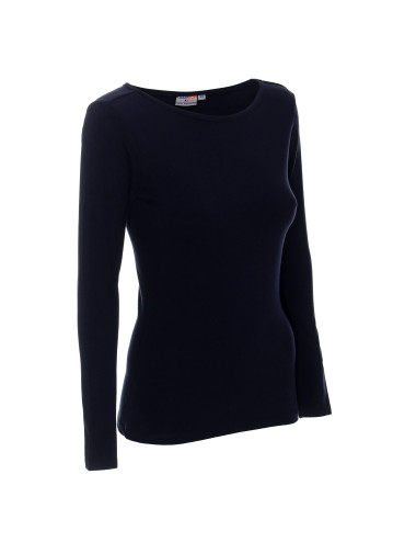 Crimson cut women`s t-shirt LADIES` VOYAGE PLUS NAVY with logo embroidery