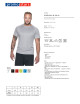 Promostars CHILL Herren-T-Shirt, Hellgrau, Stickerei, Siebdruck, DTG-Druck