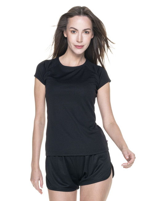 Promostars LADIES` CHILL Damen-T-Shirt, schwarzer Aufdruck, Stickerei, Siebdruck