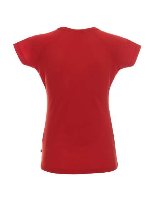 Promostars LADIES` CHILL T-SHIRT LADIES` RED embroidery print
