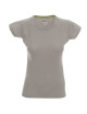 Promostars LADIES` CHILL LADIES` T-SHIRT LIGHT GRAY logo embroidery print