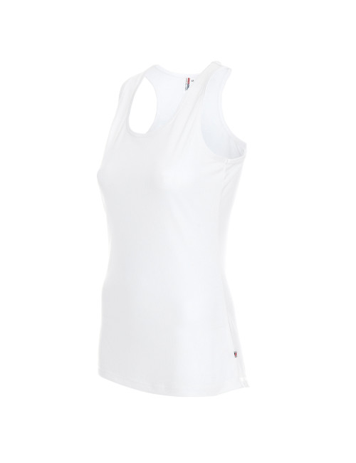 Promostars LADIES` CHILL SHORT Damen-T-Shirt, weißer Aufdruck, gesticktes Logo