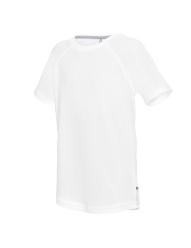 Children`s t-shirt chill kid 100% polyester white Promostars