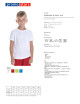 Promostars Children`s T-SHIRT CHILL KID 100% polyester WHITE