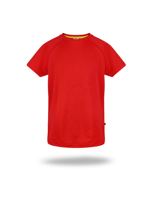 Children`s t-shirt chill kid 100% polyester red Promostars