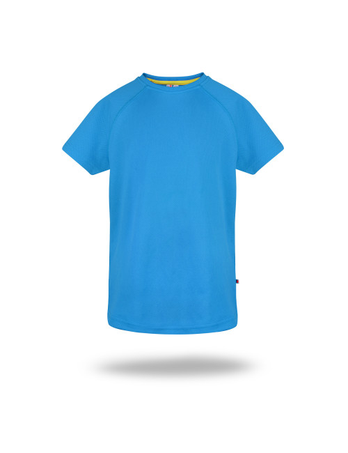 Promostars Kinder-T-Shirt CHILL KID BLAU mit DTG-DTF-Stickerei