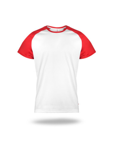 Lustiges Herren-T-Shirt weiß/rot von Promostars