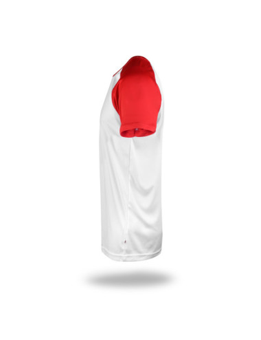 Fun koszulka męska biały/czerwony Promostars