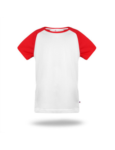 Fun Kid Kinder T-Shirt weiß/rot Promostars