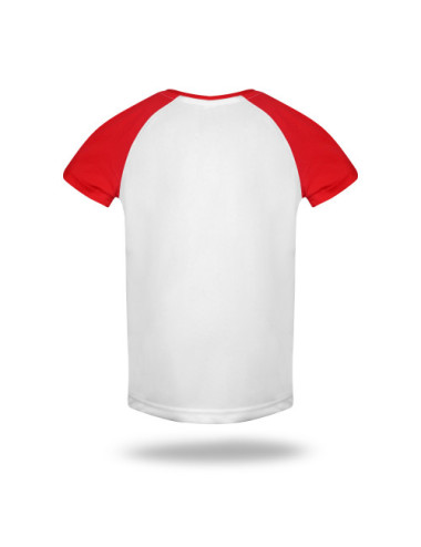 Koszulka dziecięca fun kid biały/czerwony Promostars