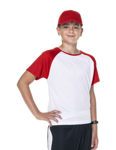 Koszulka dziecięca fun kid biały/czerwony Promostars