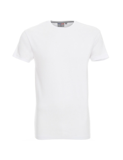Schmales Herren-T-Shirt in Weiß Crimson Cut