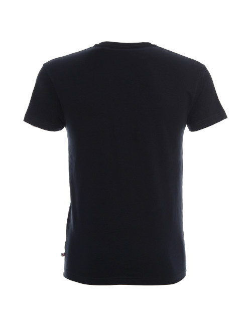 "Koszulka Męska Slim Granatowa Promostars z Organicznej Bawełny - I