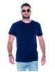 2Men's slim navy blue t-shirt Promostars/Crimson CUT