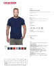 Slim-T-Shirt für Herren, marineblau Promostars/Crimson CUT