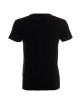 CRIMSON CUT SLIM T-SHIRT Men`s BLACK print logo silkscreen embroidery