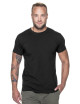 CRIMSON CUT SLIM T-SHIRT Men`s BLACK print logo silkscreen embroidery